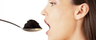 Soil in the mouth
