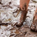 dream book feet in mud